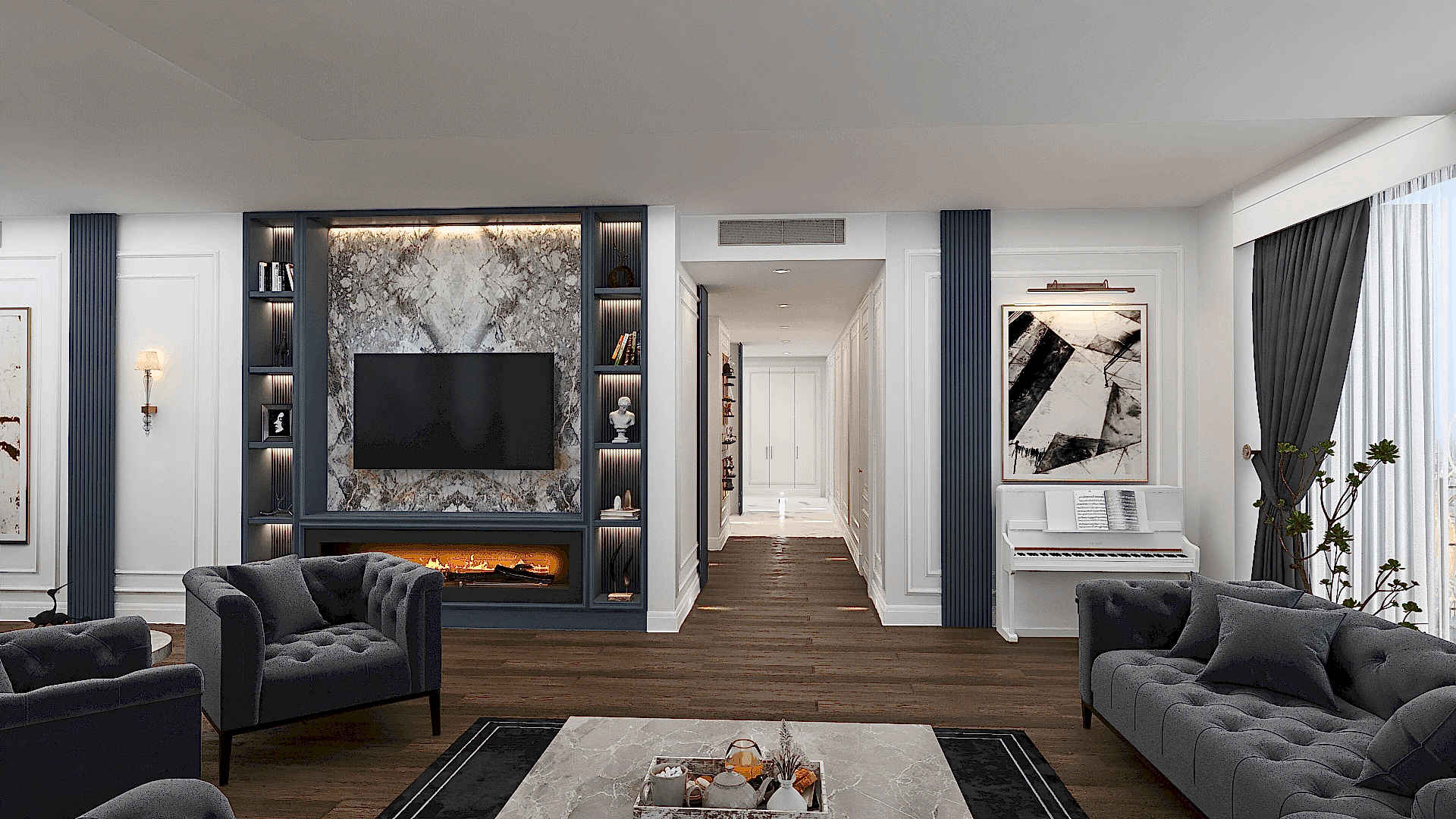 SOFA Grup İç Mimarlık Ankara Ofisi Çankaya, Ankara, Portakal Çiçeği Rezidans Projesi