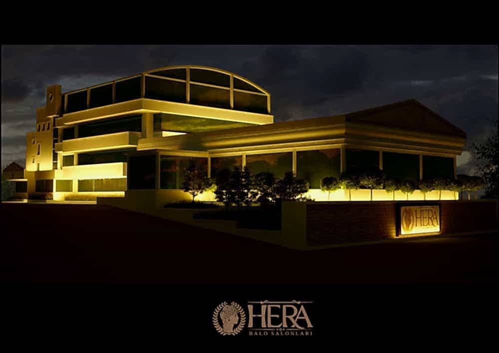 SOFA Grup İç Mimarlık Ankara Ofisi Gölbaşı Hera Düğün ve Balo Salonları İç Mimarlık ve Cephe Tasarımı