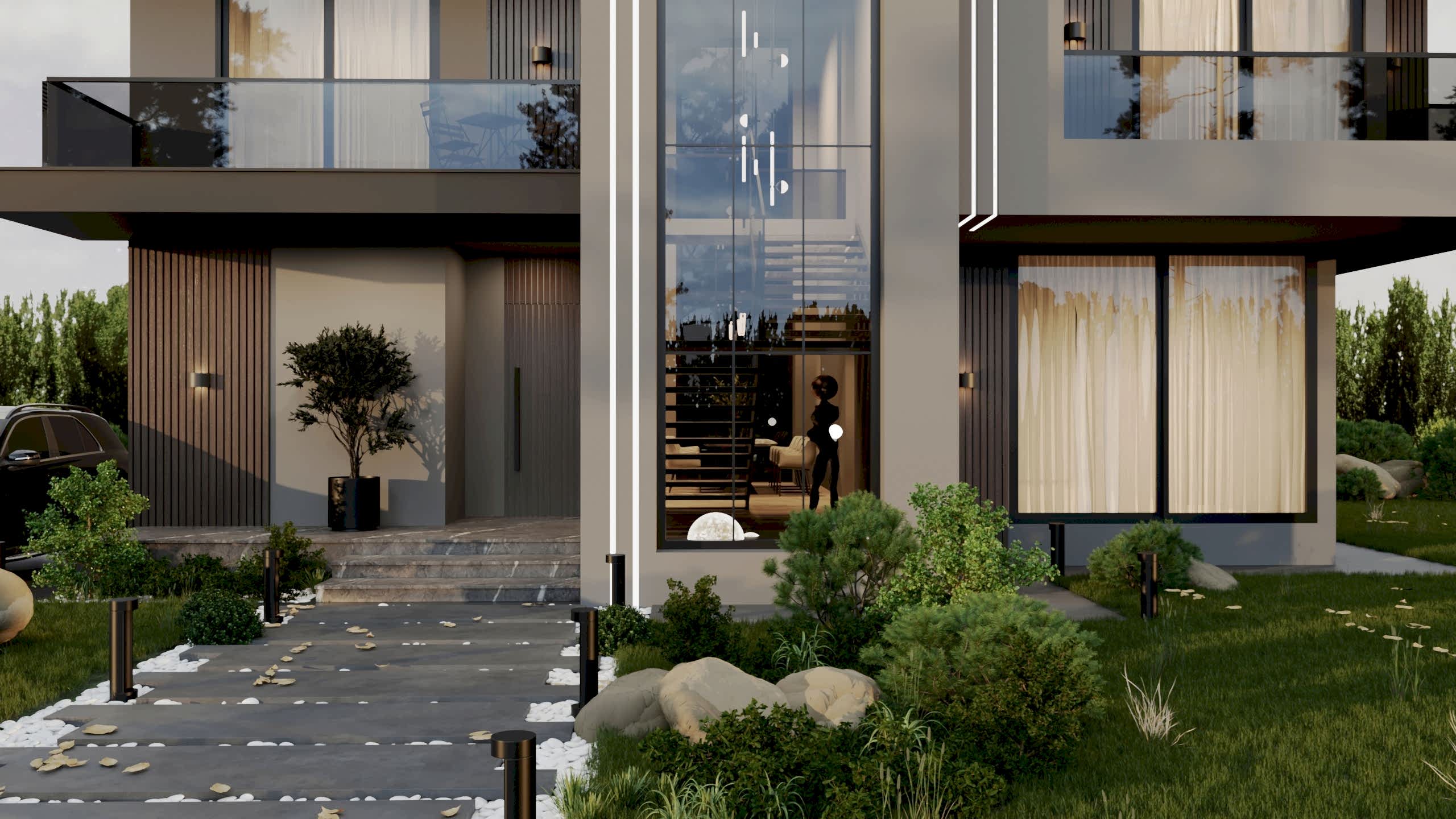 SOFA Grup İç Mimarlık Ankara Ofisi Gölbaşı / Ankara Villa İç Mimarlık Projesi